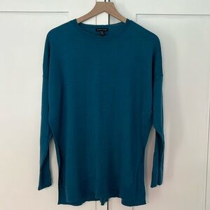 Eileen Fisher blue sweater - M
